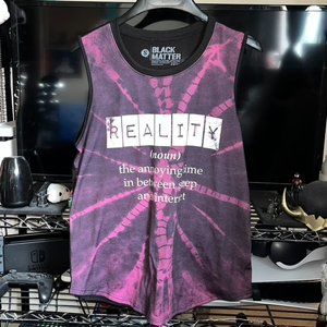 Women's Small Hot Topic Black Matter "Reality" Tank Top